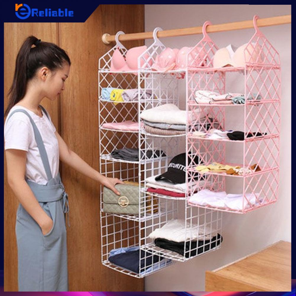 Organizador Roupeiro Armazenamento Rack De Camadas