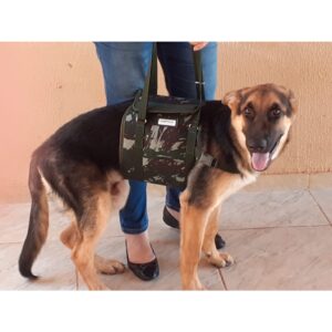 Suporte Para Cães Com Deficiência Padrão Camuflado